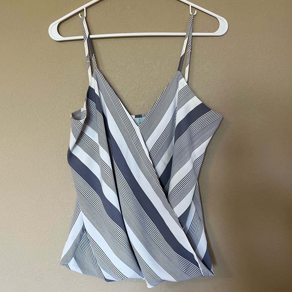 Veronica M Sienna Surplice Cami. Medium. Adjustable straps